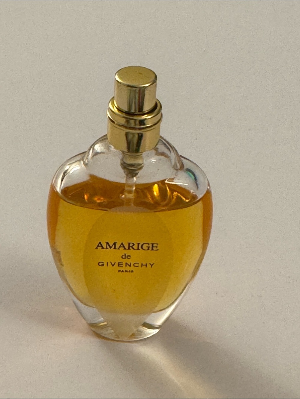 Vintage Amarige by Givenchy Parfum Mini .5 Oz Spray CS12